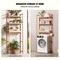 Wicker 3-Tier Over-Toilet Storage Rack with Adjustable Shelves